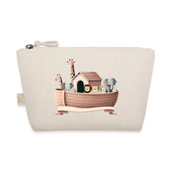 Cute Animal Illustration – Noah's Ark with Animals - Organic Pouch - nature - Front
