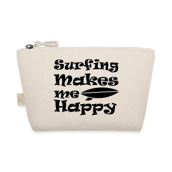 Surfing Surfboard Surfer Wassersport - Bio-Täschchen - Natur - Vorne
