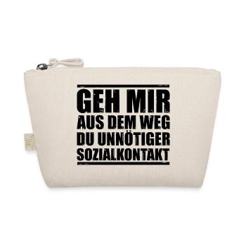 Funny Saying Picture Funny Humor Gift Idea - Organic Pouch - nature - Front