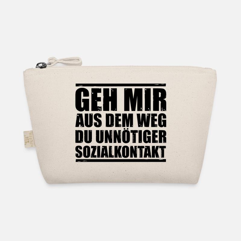 Lustiger Spruch Bild Witzig Humor Geschenkidee Bio-Täschchen