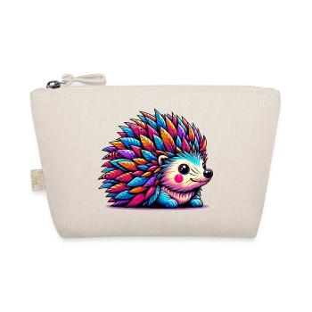 Hedgehog - Organic Pouch - nature - Front