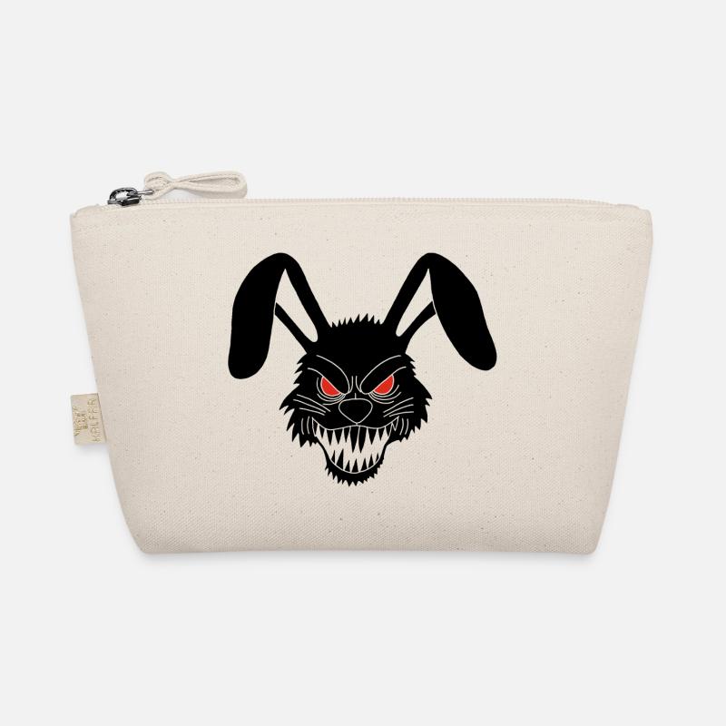 Demonic Black Rabbit Organic Pouch