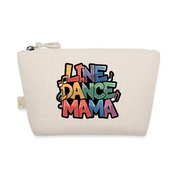Line Dancing Mom Mama tanzt Line Dance - Bio-Täschchen - Natur - Vorne