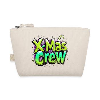 X-Mas Crew Weihnachtlich - Bio-Täschchen - Natur - Vorne
