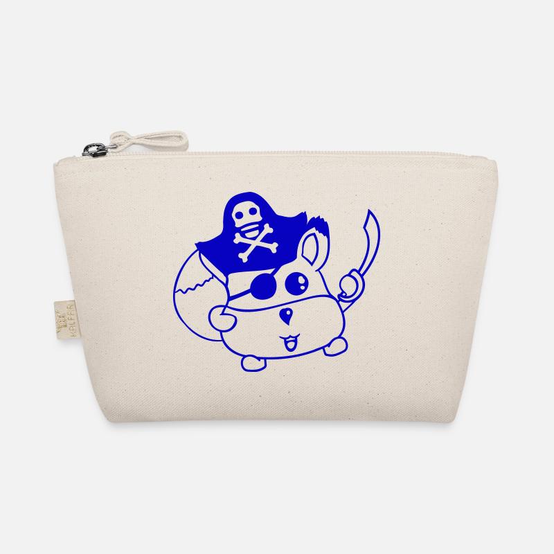Petit mignon Captain Fox Pirate Animal Eye Patch Trousse biologique