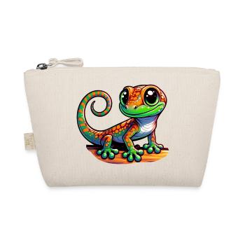 Gecko - Bio-Täschchen - Natur - Vorne