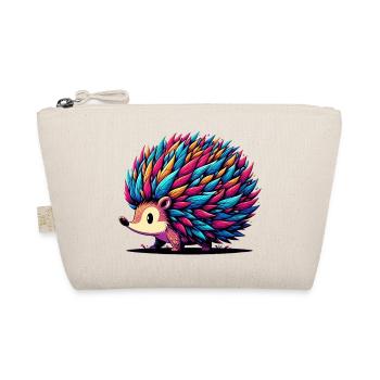 Hedgehog - Organic Pouch - nature - Front
