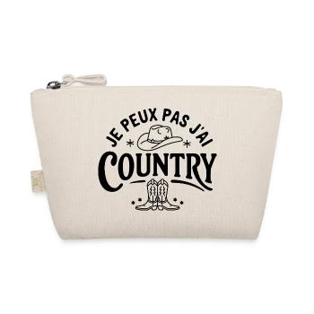 I can't I have Country - Organic Pouch - nature - Front