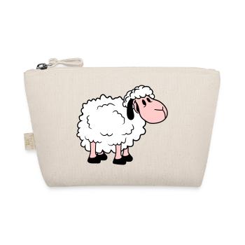 mouton bébé se tient mignon mignon agneau enfant cool bande dessinée - Trousse biologique - nature - Devant
