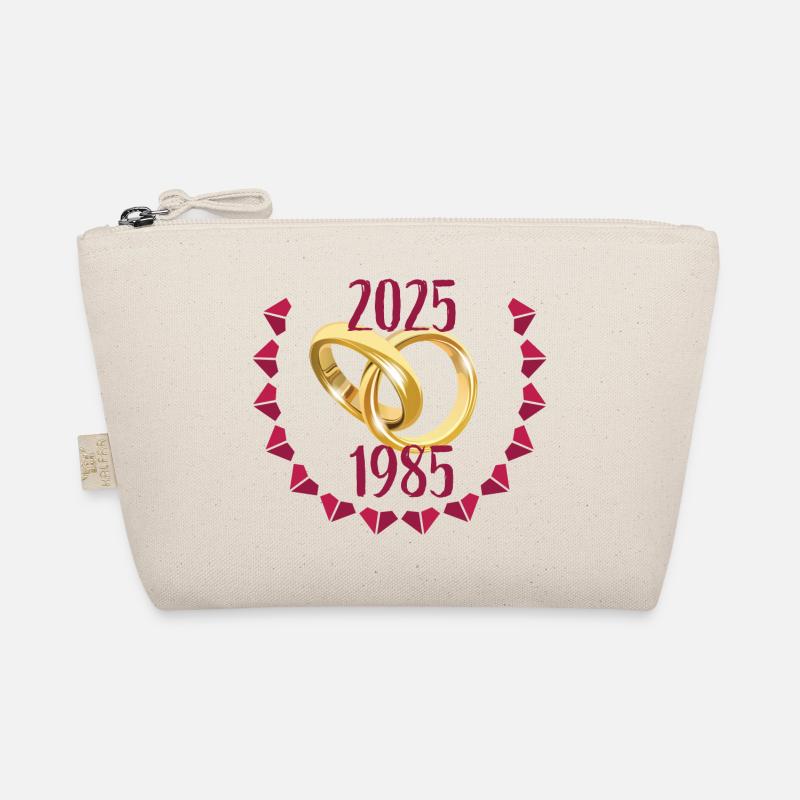 RUBIN Wedding 40 Years Wedding Anniversary Organic Pouch