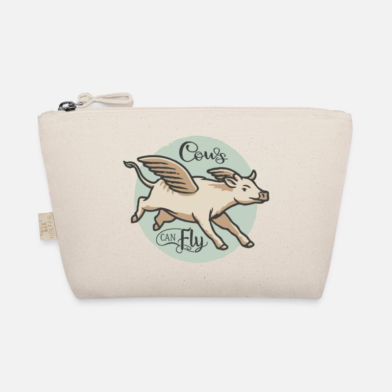 Cows can fly - Organic Pouch - nature