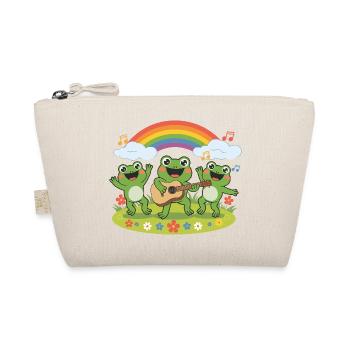 Froggy Band Under the Rainbow - Organic Pouch - nature - Front