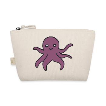oktopus - Bio-Täschchen - Natur - Vorne