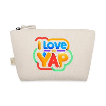 I Love To Yap 12 - Bio-Täschchen - Natur - Vorne