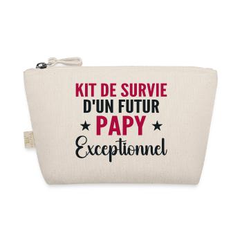 Kit De Survie Futur Papy Cadeau personnalisé - Trousse biologique - nature - Devant