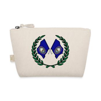 Drapeaux USA New Hampshire en couronne de laurier - Trousse biologique - nature - Devant