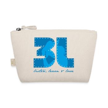 3L - listen learn love - Bio-Täschchen - Natur - Vorne
