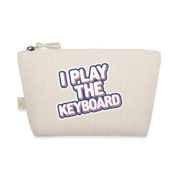 I Play The Keyboard 14 - Bio-Täschchen - Natur - Vorne