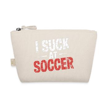 I Suck At Soccer 13 - Bio-Täschchen - Natur - Vorne