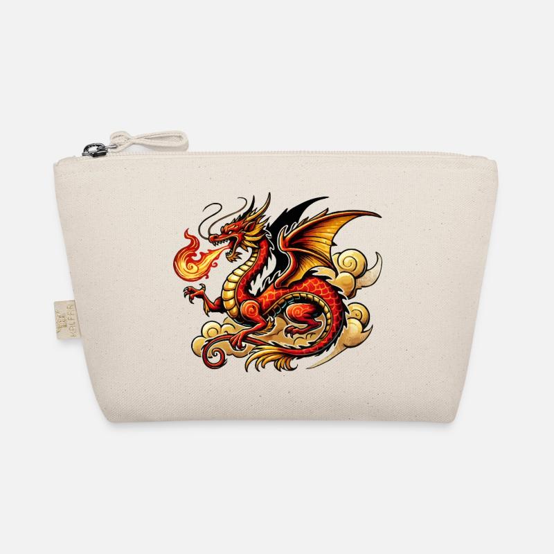 china drache - Bio-Täschchen - Natur