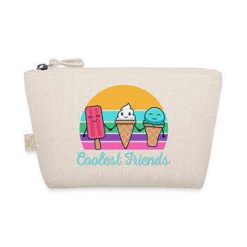Crème glacée cool meilleurs amis pour les fans de crème glacée Été - Trousse biologique - nature - Devant
