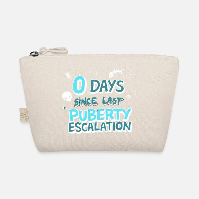 Puberty Escalation Funny Shirt Organic Pouch