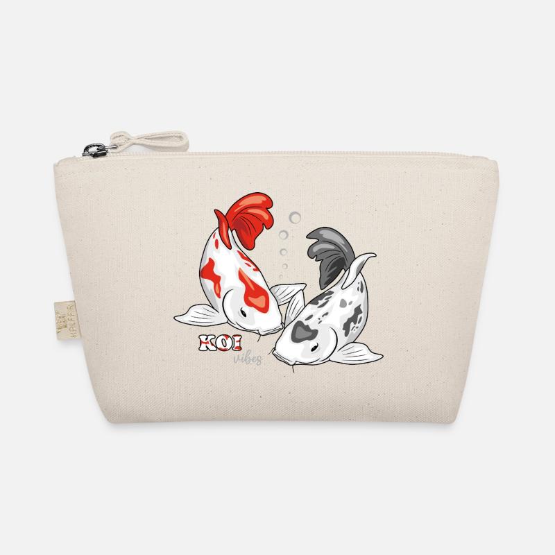 Zwei Koi-Fische. Koi-Vibes Bio-Täschchen
