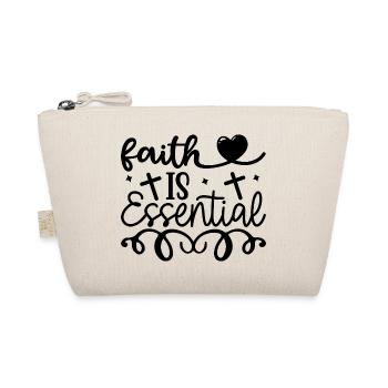 Faith Is Essential - Organic Pouch - nature - Front