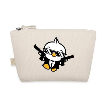 Bird 2 Gun Guns Agent Sunglasses Cool - Organic Pouch - nature - Front