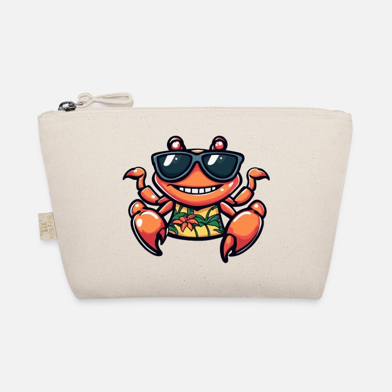 Crab Crab Funny Summer Organic Pouch