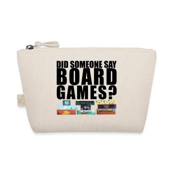 Did someone say board games? Brettspiele - Bio-Täschchen - Natur - Vorne