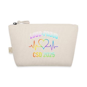 Conception des battements de cœur de la fierté LGBTQ 2025 - Trousse biologique - nature - Devant