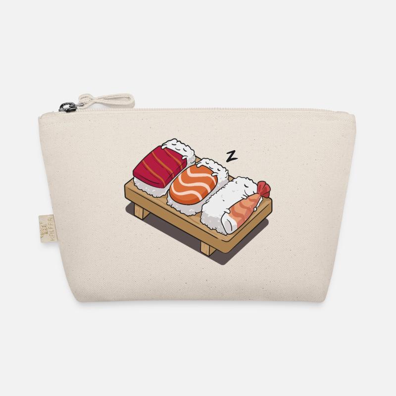 sushi sleeping - Organic Pouch - nature