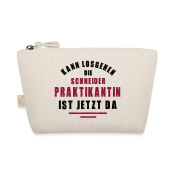 Praktikantin Schneiderin Praktikum Schneiderei - Bio-Täschchen - Natur - Vorne