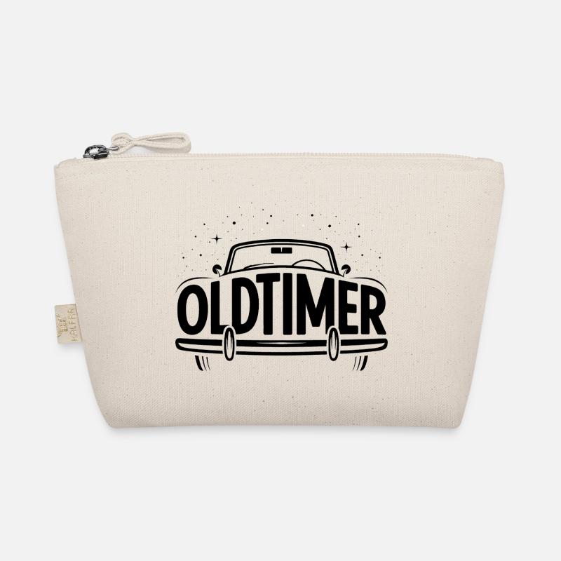 Oldtimer - Cool Car Logo Organic Pouch