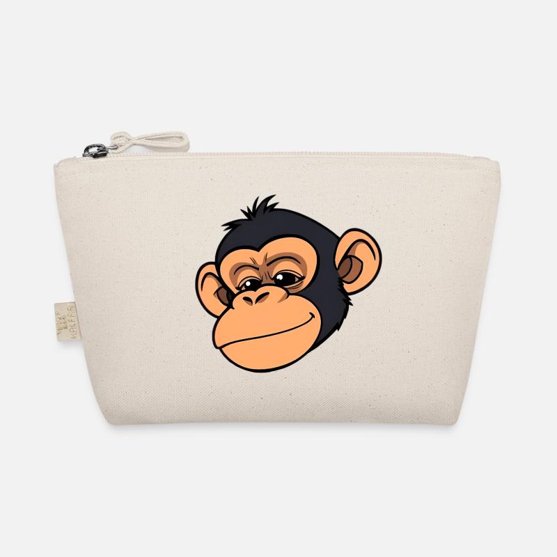 Monkey Chimpanzee Organic Pouch