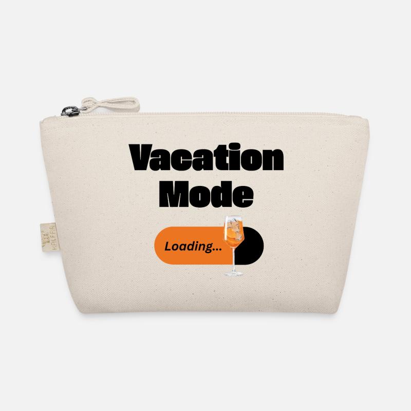 Vacation Mode On – Spritz mit Ladebalken (dunkel) Bio-Täschchen