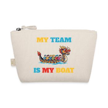 My Team is my Boat - Organic Pouch - nature - Front