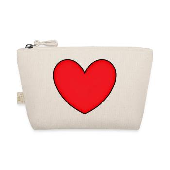 Cœur rouge cœurs rouges cadeau de la Saint-Valentin - Trousse biologique - nature - Devant