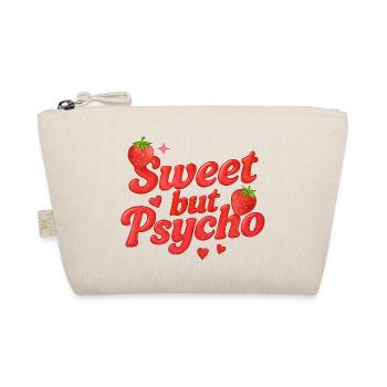 Doux mais psychopathe / Y2K Design - Trousse biologique - nature - Devant