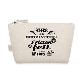 Scheiß Benzinpreis - Ich brauche Frittenfett - Organic Pouch - nature - Front