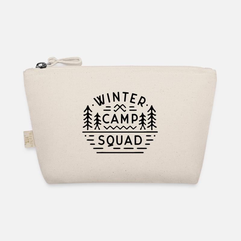 Winter camp squad school break camping trip staff Organic Pouch