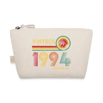 Vintage 90er Retro Sonnenuntergang Design - Bio-Täschchen - Natur - Vorne