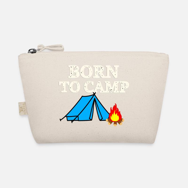 Born To Camp - Bio-Täschchen - Natur