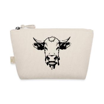 Vache Tête de Vache Noire Cadeau - Trousse biologique - nature - Devant