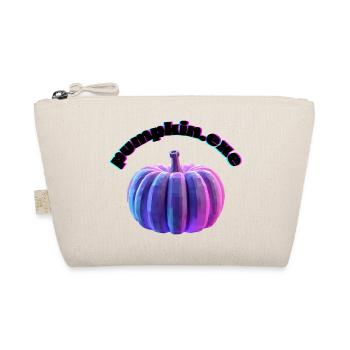 Pumpkin.exe – Futuristic Holographic Pumpkin Hello - Organic Pouch - nature - Front