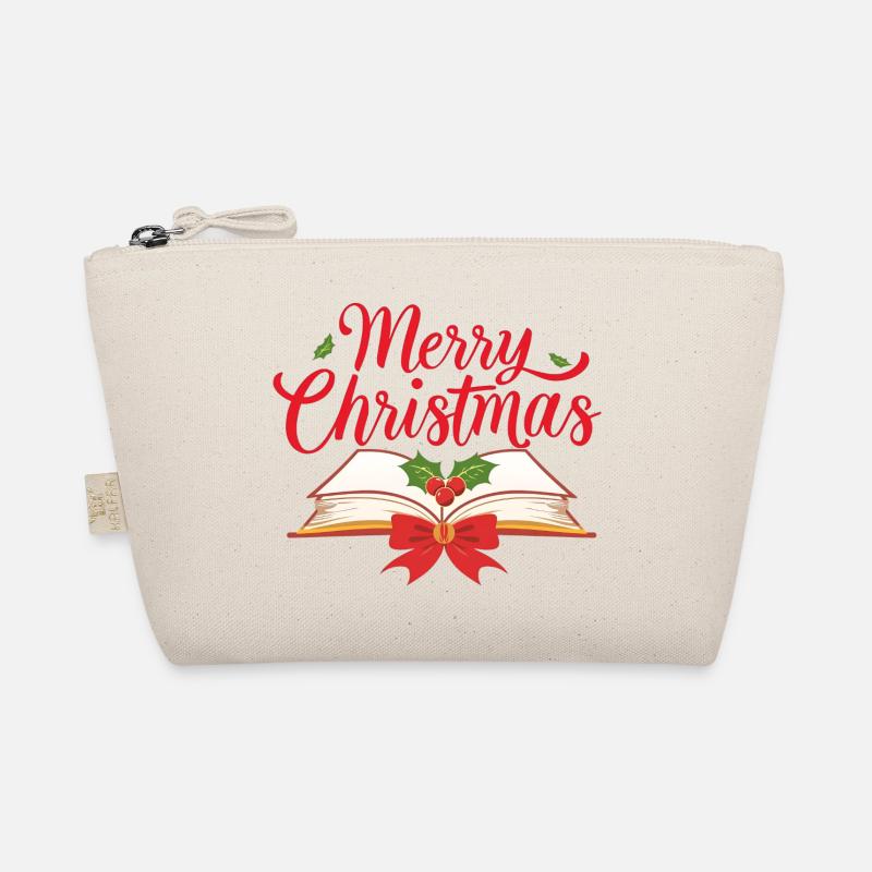 Merry Bookmas – Fine Line Book Design Organic Pouch