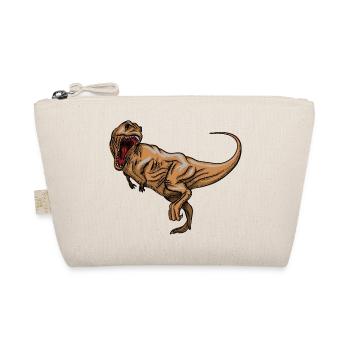 Rex Roaring Vintage Zeichnung - Bio-Täschchen - Natur - Vorne