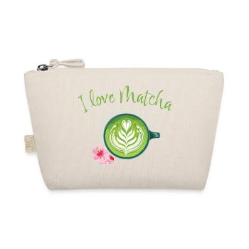 Matcha love - Bio-Täschchen - Natur - Vorne