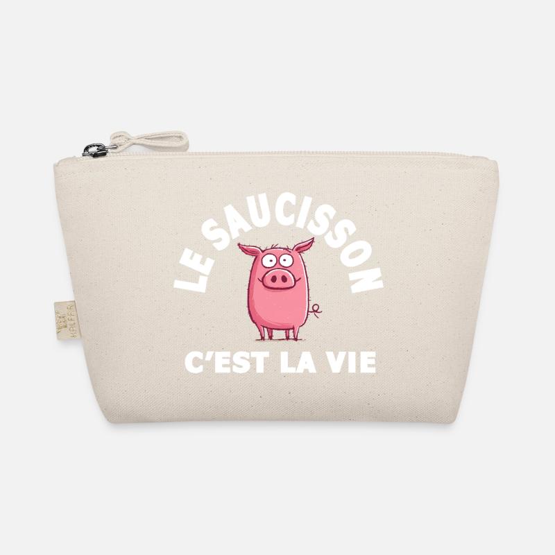 le saucisson c'est la vie humour Trousse biologique